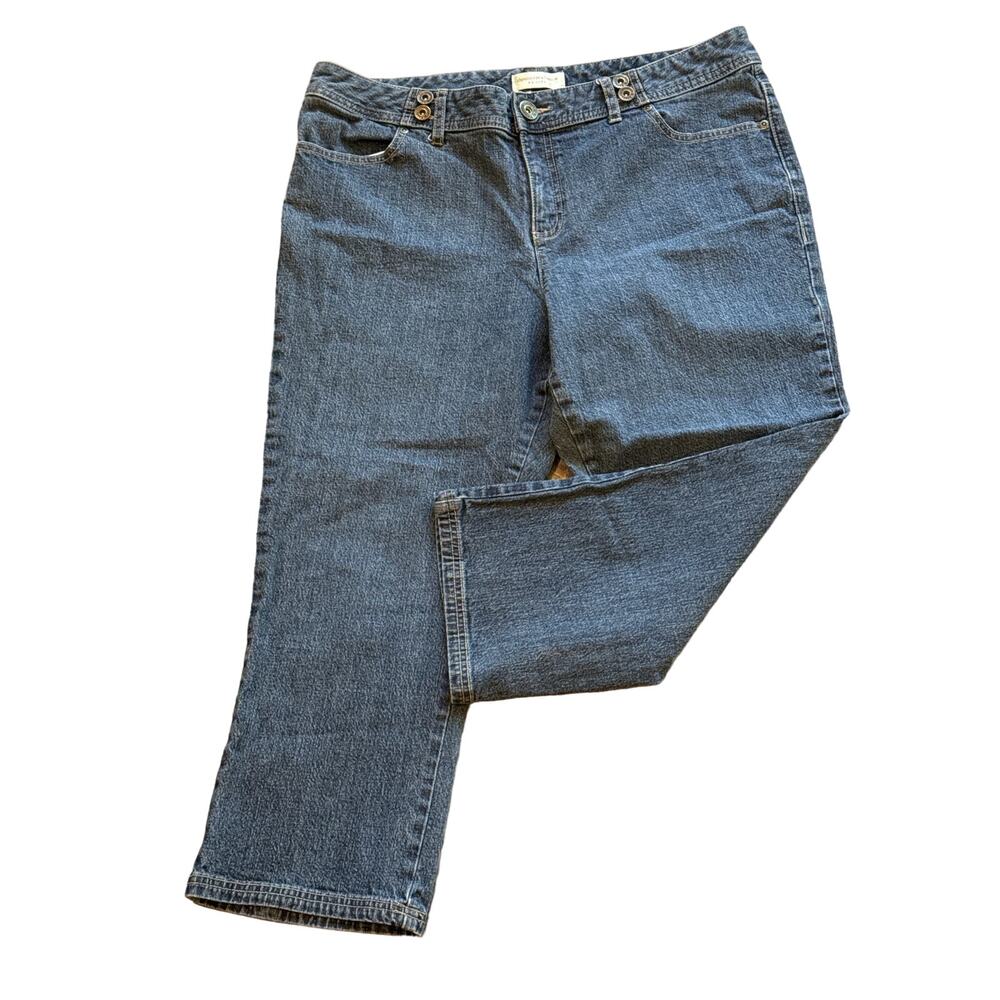 Christopher & Banks Cropped Womens 16 Petite Jeans